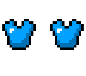 diamond chestplate armor template (double sided)