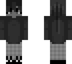 edited boy black and white