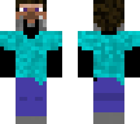 elmoethegreat11 wearing steve armor(cursed)