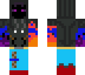 fire ender-man skin