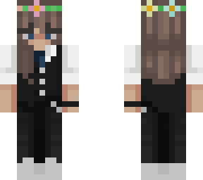 flower girl in suit (skin edit)