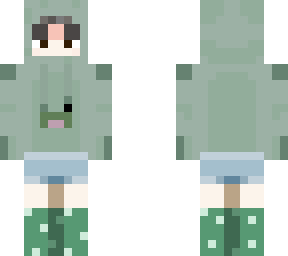 frog girl in sweater (remake!)