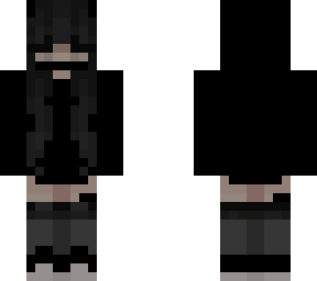 girl in a black hoodie