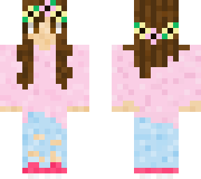 girl with a flower crown