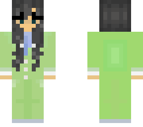 green suit ~ girl
