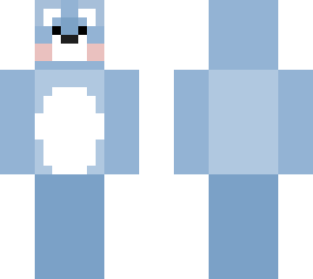light blue bear made by skycatt0