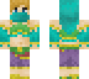 link in gerudo outfit (breath of the wild)