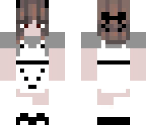 panda overall dress