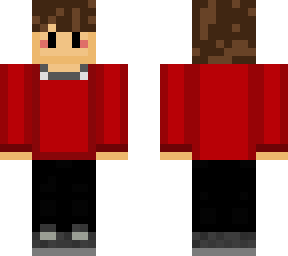 person with red hoddie