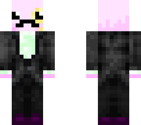 pink axolotl in a suit