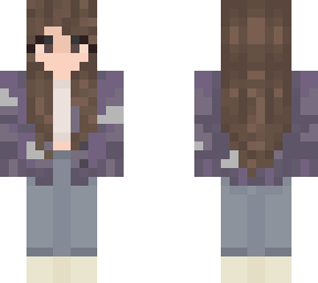 purple clouds cardigan c: