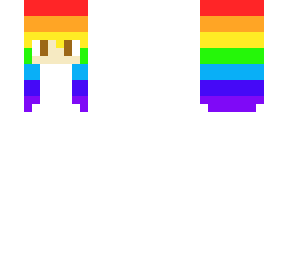 rainbow girl head