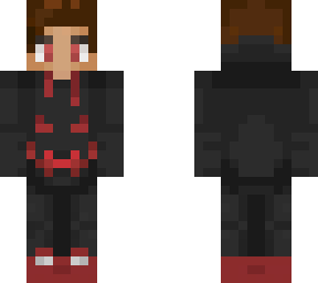 red & black spooky purpled