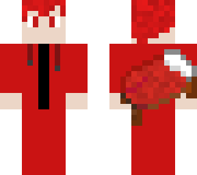 red bedwars player (pixel bed)