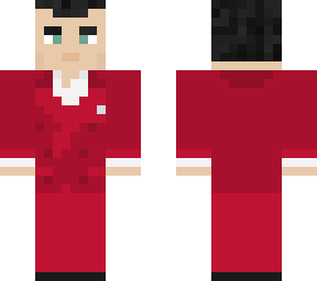 red suit