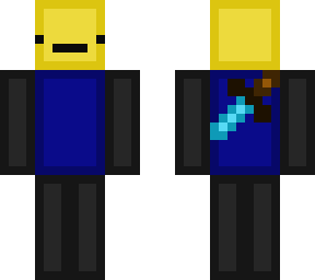 roblox noob skin.