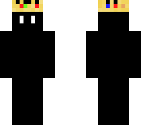 simple black skin with crown!
