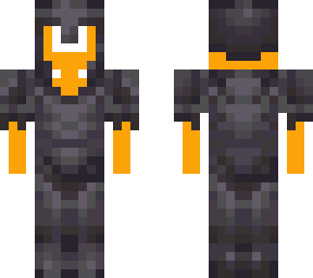 stick figure with full netherite