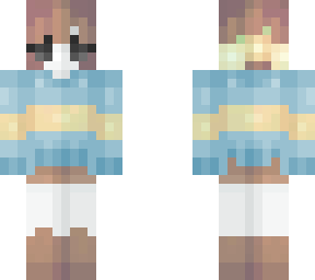 temmie with chara's sweater (and hair, spoopy)