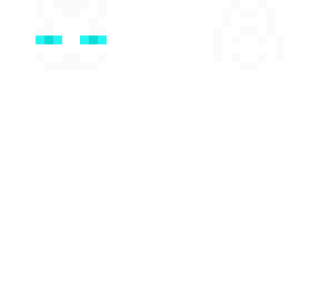 white ender man head