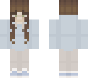aesthetic blue hoodie girl