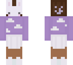 aha with bunny mask