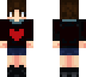 amber in an undertale tshirt