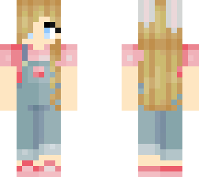 apple girl with rabbit headband