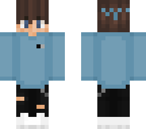 ashashwater blue sweater skin