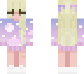 blonde cloud girl