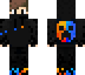 blue and orange gamer