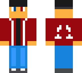 blue and red eyed kid