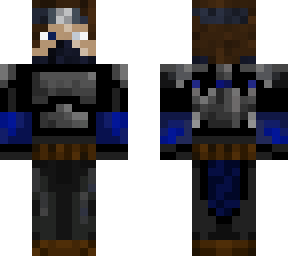 blue mando + face + scar