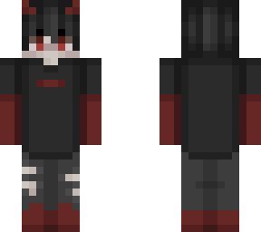boy red black