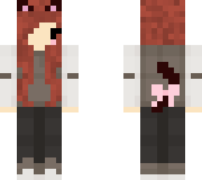 brown hair cat girl outfit