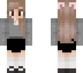 cute e girl skin