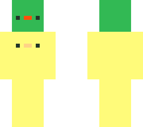 duck holding freg