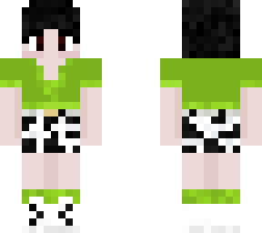 edit of evelyndoja's green cow skin