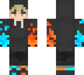 fire and ice hoodie skin