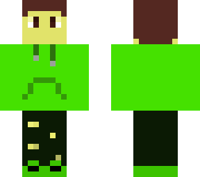green hoodie