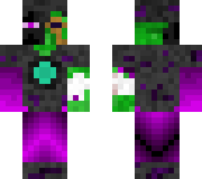 infected enderman with obsidian armor (nightcore)