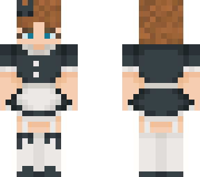 maid dress me but with a bunny clip not mask