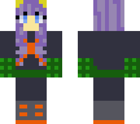 mrs. bakugou -w- lavander hair and blue eyes