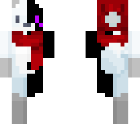 my oc, snow fox mix enderman