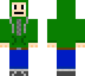 person with green sweater