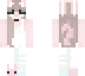 pink cat/bunny egirl