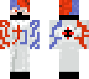 power blue/red