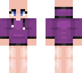 purple sweater // commission for a friend