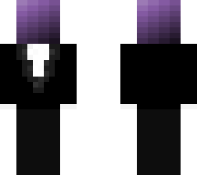 purple tuxedo man