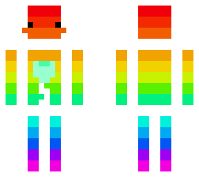 rainbow tulip duck